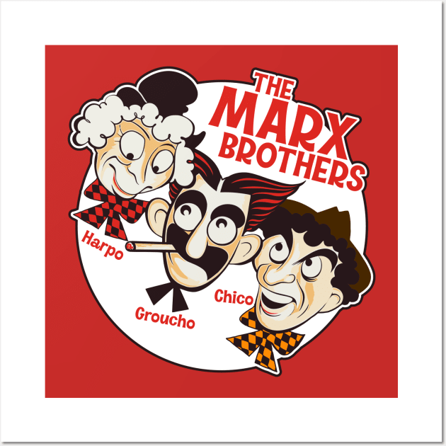 The Marx Brothers Wall Art by darklordpug